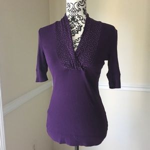 Express purple top